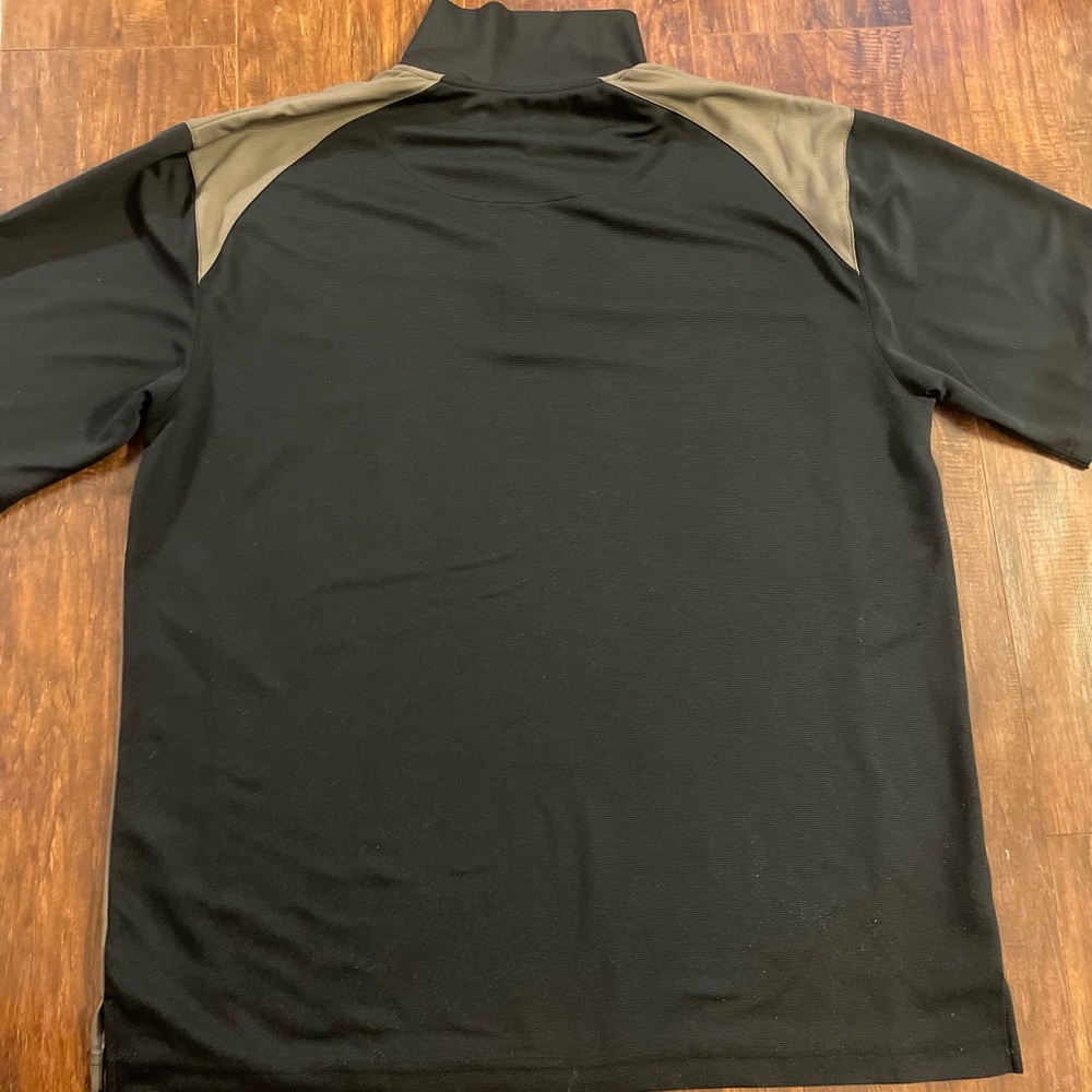 Grand Slam Golf Polo Athletic Performance XL Tall Black Taupe Tan - Picture 4 of 5